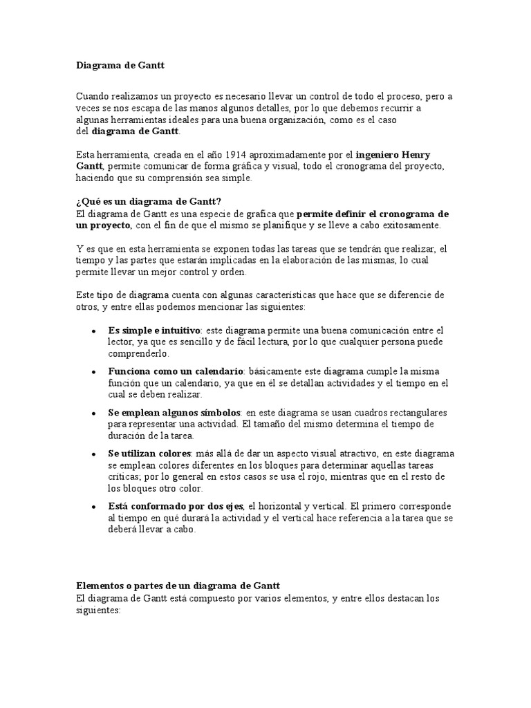 Diagrama de Gantt | Descargar gratis PDF | Marketing | Gestión del tiempo