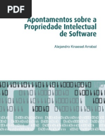 Apontamentos Sobre a Propriedade Intelectual de Software