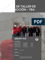 Informe de Taller de Construcción - TB4 PDF