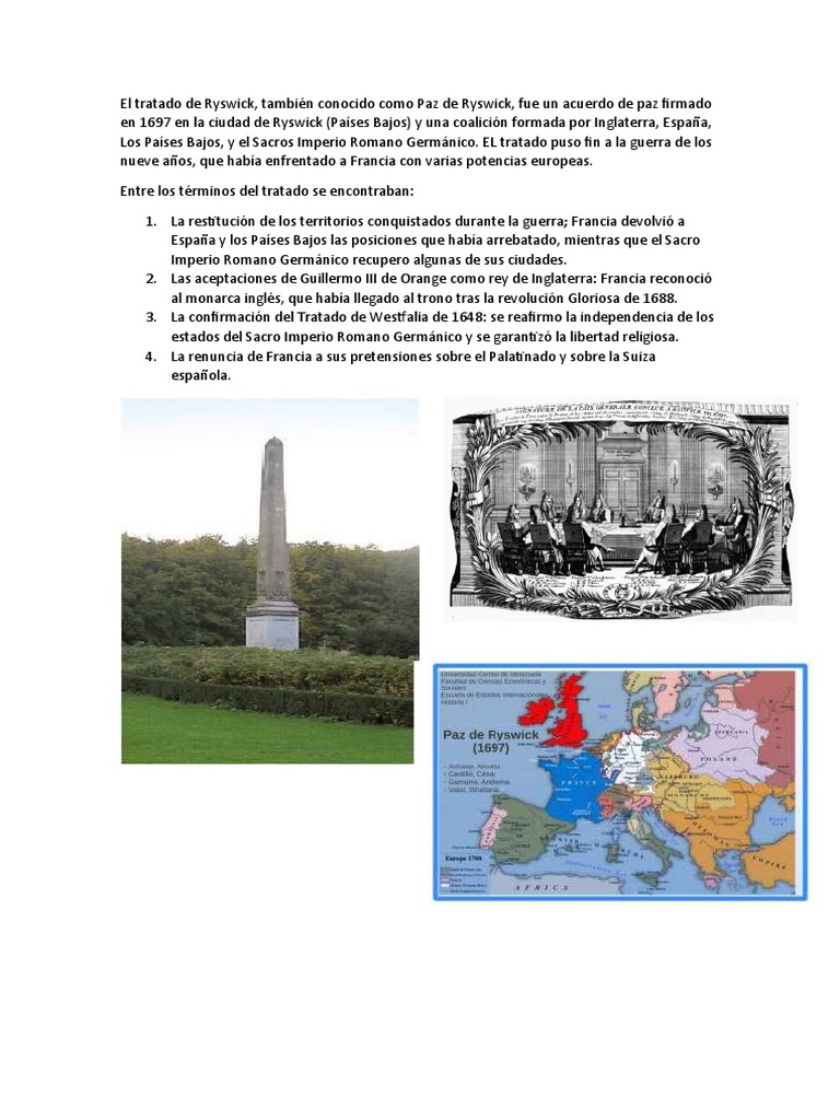 El Tratado de Ryswick | PDF