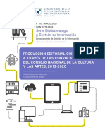 Olivares y Parra. Producción Editoial Chilena A Través de Las Convocatorias 2013-2020)