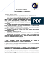 Requisitos para Solicitud de Beca PDF