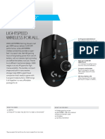 Logitech g305 Lightspeed Wireless Gaming Mouse Manual Original