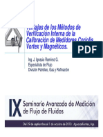 Ventajas de Los Métodos de Verificación Interna de La Calibración de Medidores