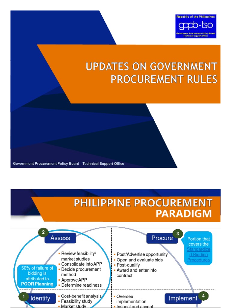 Philippine Government Procurement Guidelines | PDF | Procurement ...
