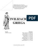 Civilización Griega Trabajo PDF
