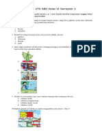 Soal UTS SBD Kelas 6 Semester 2