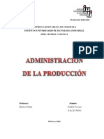 Administracion de La Produccion