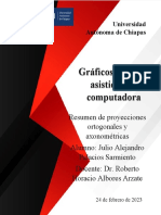Resumen Proyecciones Ortogonales y Axonométricas PDF