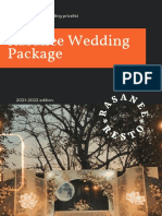 Rasanee Wedding Package Prices