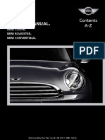 2014 MINI Coupe Roadster Convertible Manual With Navigation PDF
