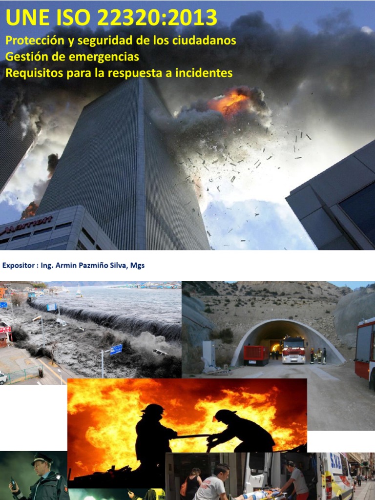 Presentacion iso 22320 gestion de emergencias pdf pdf informaci n