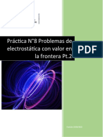 Práctica N°8 Problemas de Electrostática Con Valor en La Frontera Pt. 2