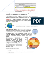 Guia 6 Coordenadas Geograficas y Paralelos Ciclo 3 Sociales Danilo PDF