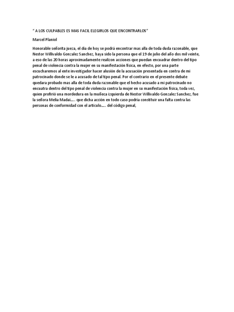 A Los Culpables Es Mas Facil Elegirlos Que Encontrarlos | PDF
