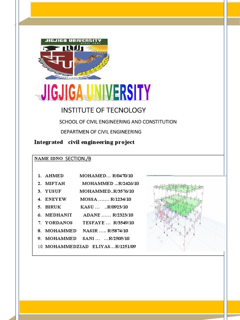 Integrated Civil Engineering Project | PDF | Strength Of Materials ...