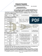 Notification BDL Project Engineers Mechanical Posts