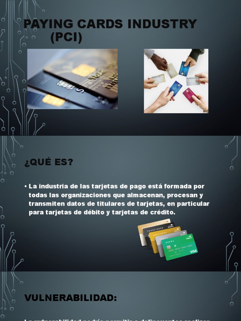 Paying Cards Industry  PDF