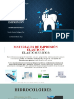 Materiales de impresión dentales: Alginatos