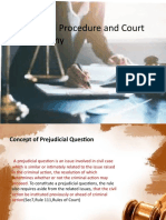 Concepts of Prejudicial Questions - FEROLINA