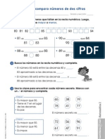 01 Ordena y Compara Números de Dos Cifras 2º Grado