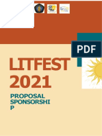 LITERASI FESTIVAL LitFest 2021 SPONSORSHIP PROPOSAL 1 Dikompresi
