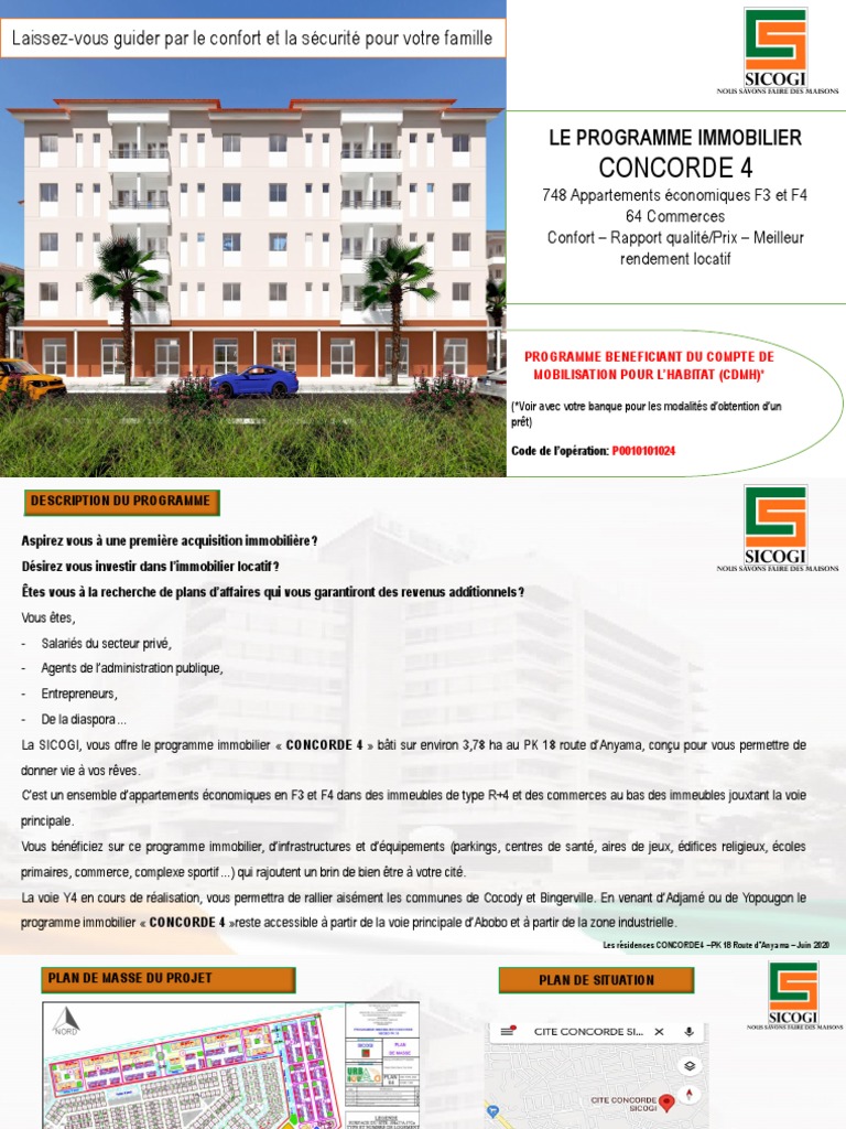 Note De Presentation Concorde 4 Pdf