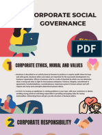 CSR AND CORPORATE GOVERNANCE