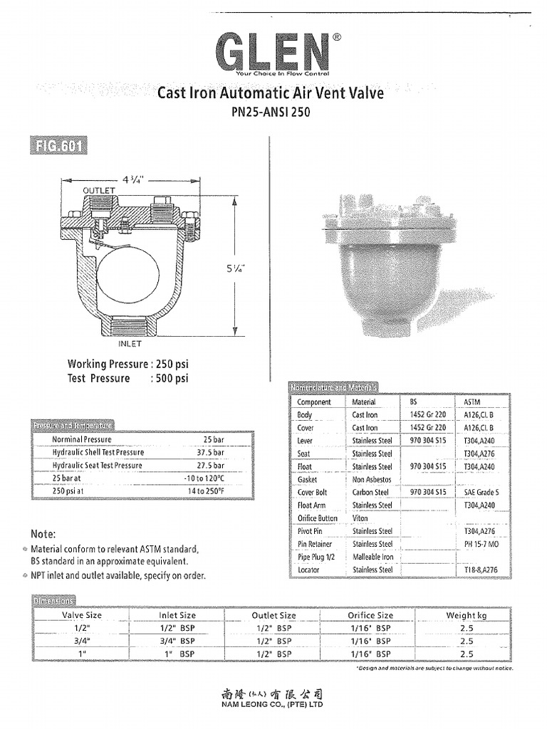 Automatic Air Vent | PDF