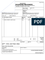 D&D Packaging Machinery.: Tax Invoice