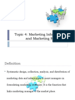 Principles of Marketing (Market Research)