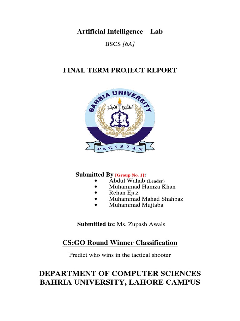 CS:GO Round Winner Prediction Report | PDF | Technology & Engineering