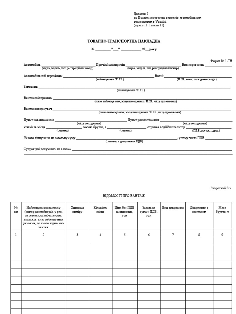 Forma 1-ТН | PDF