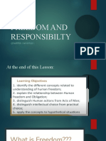 Q2 Module 1FREEDOM AND RESPONSIBILTY