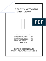 Tugas Proyek Matematika