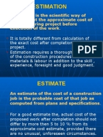 Estimating the Rough Cost of a Residential Building Project