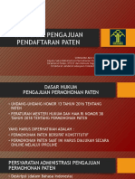 Tata Cara Pengajuan Pendaftaran Paten PDF