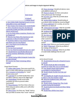 Argumentative Writing Topics by New York Times PDF