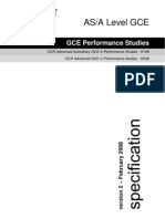 OCR Performance Studies Specification
