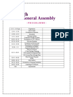 General Assembly Program