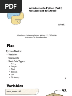 Python Variables