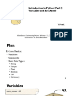 Python Variables