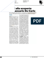 Il FAI Alla Scoperta Di Giancarlo de Carlo - Il Resto Del Carlino Del 22 Marzo 2023