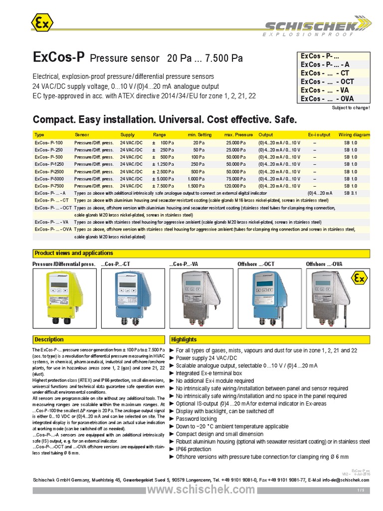 Explosion-Proof Proximity Sensors Overview | PDF | Electrical Wiring ...