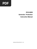 1 RCS-985B Generator Protection Instruction Manual PDF