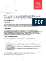 Overview Approaches Second Language Acquisition Instructional Practices Summary en