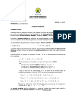 Division - Sintetica - Uees PDF