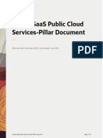 SaaS Public Cloud Pillar Document