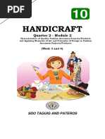 Handicraft 10 Q2 - 3&4 PDF