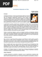 Ansiedade de Separação em Cães